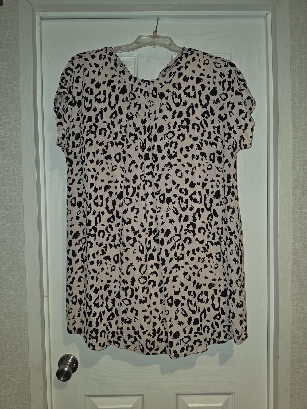Womens Pink Leopard Print Dress